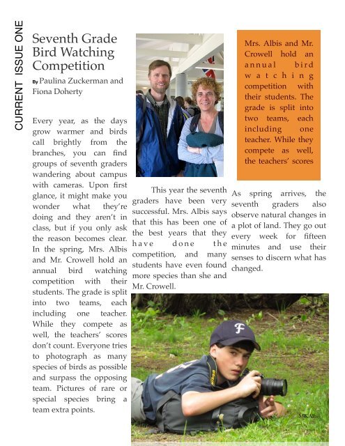 June 2013 Issue - Cape Cod Academy