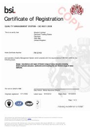 BSI Cert ISO9001 - OCT 2012 - Kinetrol