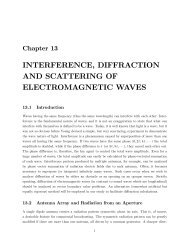 Chapter 13 Scattering of Electromagnetic Waves