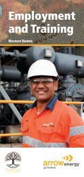 Download employment and training brochure for ... - Arrow Energy