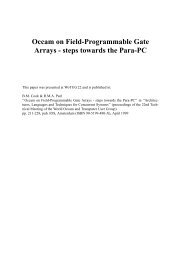 Occam on Field-Programmable Gate Arrays - steps ... - Home.ne.jp