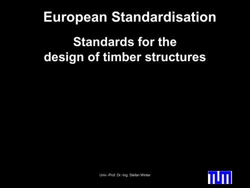 European Standardisation - Eurocodes