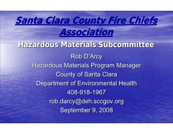 Santa Clara County Fire Chiefs Association - Unidocs