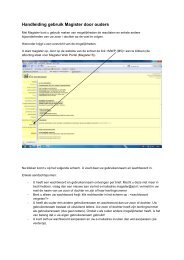 Handleiding gebruik Magister door ouders - sjl2.nl