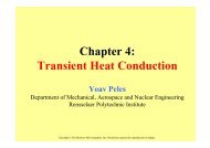 Chapter 4: Transient Heat Conduction