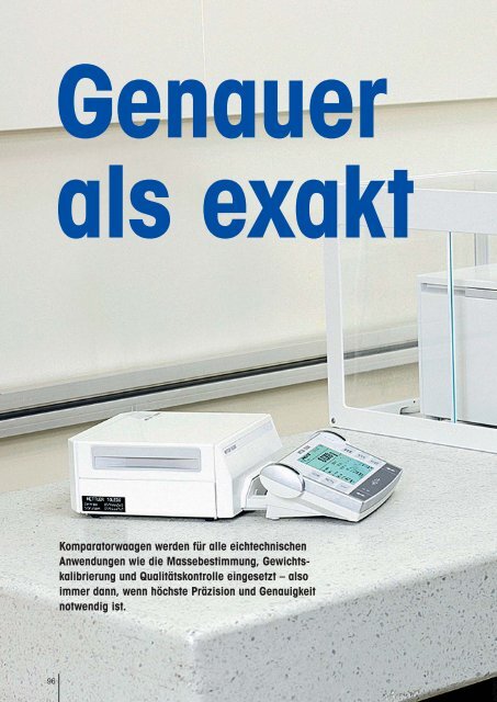 METTLER TOLEDO Academia WunderWelt-Katalog 2010/11