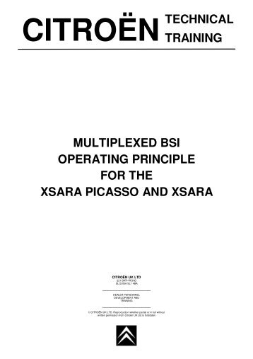 citroëntechnical training multiplexed bsi operating principle - Elektroda