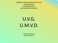 L'UnitÃ  di Valutazione Geriatrica - fondazione un passo insieme onlus