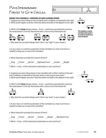 PhyzSpringboard: Forced to Go in Circles - Cobb Learning