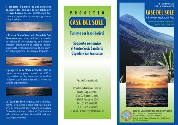 scarica il pdf informativo - Missioni Frati Cappuccini Piemontesi