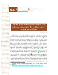 2 Sobre ecuaciones diferenciales con retraso, dinÃ¡mica de ...