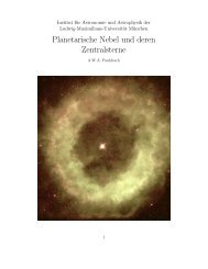 Planeratische Nebel und deren Zentralsterne (pdf file) - UniversitÃ¤ts ...