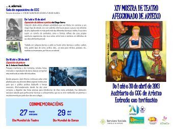 Prema aquÃ­ para descargar o programa - Concello de Arteixo