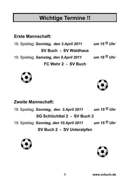 Jugendabteilung - SV Buch