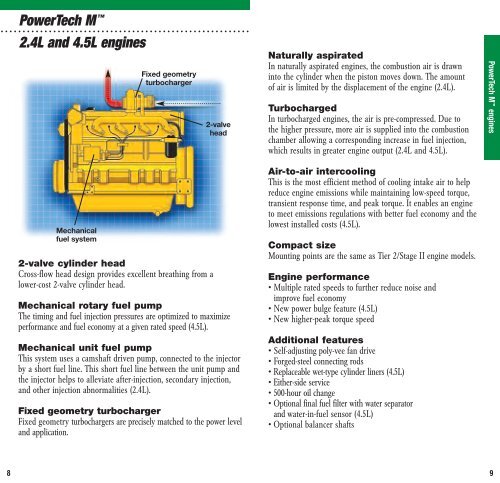 Off-Highway Diesel Engine Ratings - John Deere Industrial Engines