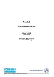 Protokoll Abschnitt 2 - SV Burgwedel