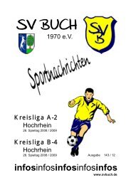 Jugendabteilung - SV Buch