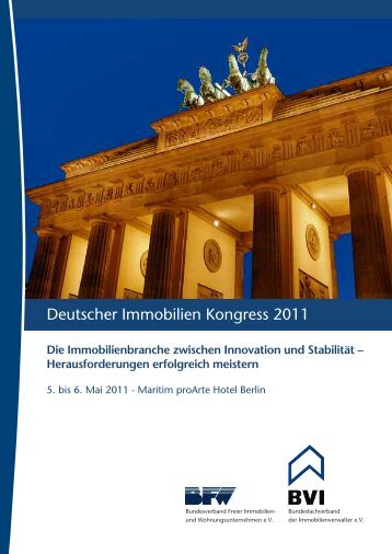 Deutscher Immobilien Kongress 2011 - ADI Akademie der ...