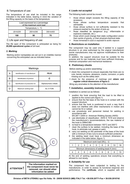 ISTRUZIONI Articolo 8069 - Robur