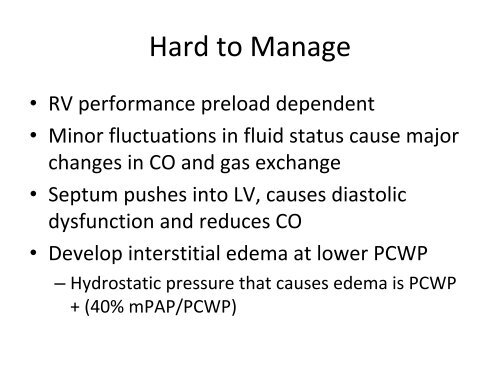 Pulmonary Hypertension: Beyond the Swan Ganz Catheter