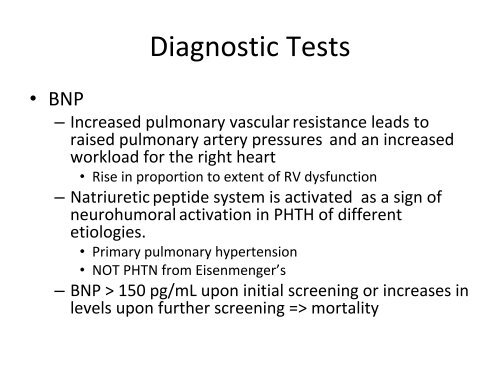 Pulmonary Hypertension: Beyond the Swan Ganz Catheter