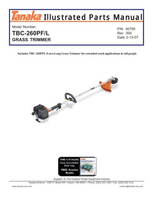 Parts List (PDF) - Tanaka