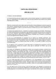 carta del episcopado aÃ±o de la fe - Iglesia CatÃ³lica Conferencia ...