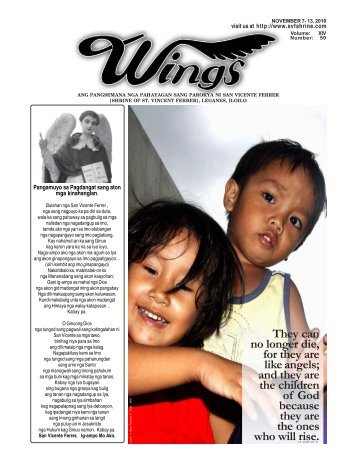 Wings! November 7- 13, 2010.pmd - Parokya ni San Vicente Ferrer ...