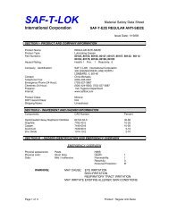 SAF-AIR Anti-Seize Lubricant MSDS - McFarlane Aviation Products