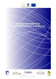 DOSSIER INFORMATIVO SU APPRENDISTATO E MOBILITA' - Ifoa