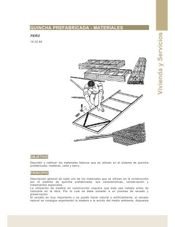 Quincha prefabricada-materiales (Peru ) - Ideassonline.org