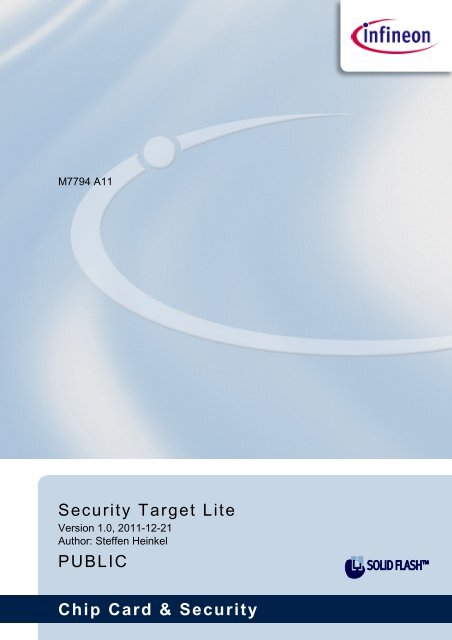 Chip Card & Security - Common Criteria