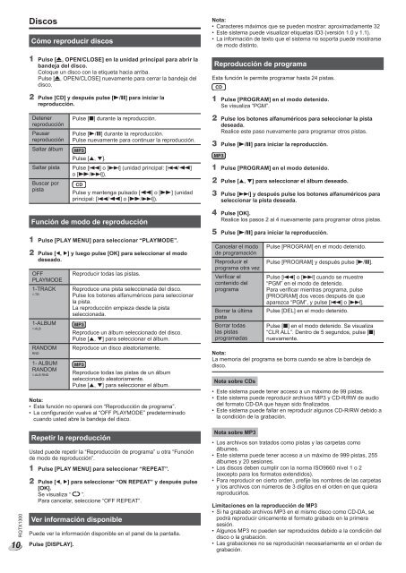 SC-AKX92 MANUAL DE USUARIO.pdf() - Panasonic