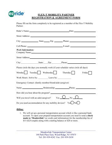 RegistrationAgreement Form - Flex-T - REVISED June 6 - EZ Ride