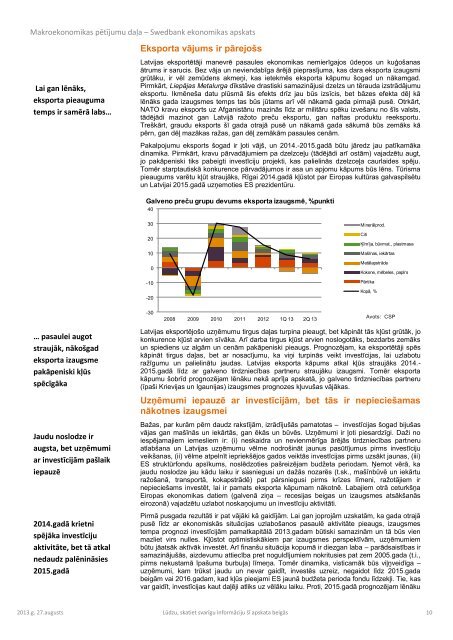 Augusts 2013: âVecÄ pasauleâ mostas - Swedbank