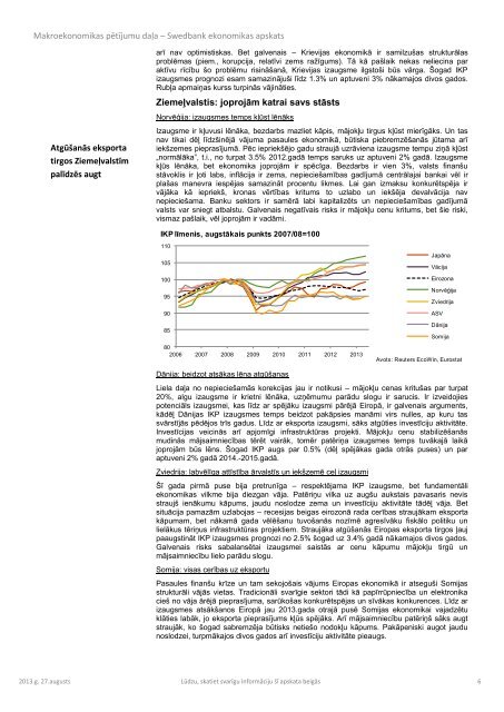 Augusts 2013: âVecÄ pasauleâ mostas - Swedbank