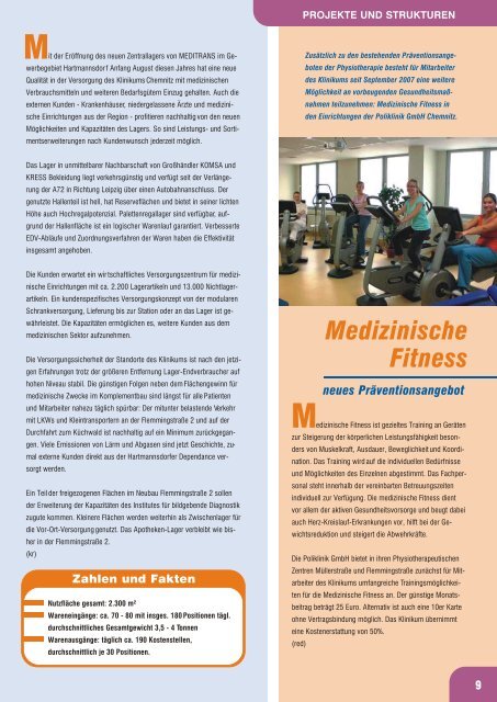 Klinoskop Nr. 4/2007 ( 2.7 MB im PDF - Klinikum Chemnitz