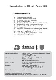 Ausgabe 206 der Klubnachrichten (PDF 964 kb). - SAC Sektion ...