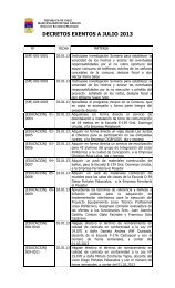 DECRETOS EXENTOS A JULIO 2013 - Municipalidad de San Carlos