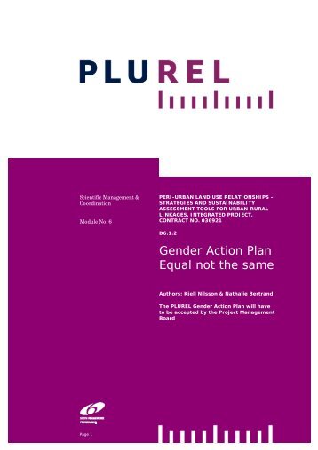 D612 D614 Gender Action Plan - Plurel