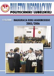 Biuletyn Informacyjny PL 1(15) 2006 - Politechnika Lubelska