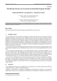 The Russian Practice of Assessment of Earth Dam Seepage Strength