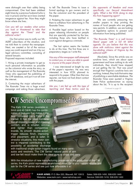 Download This Issue - US Concealed Carry