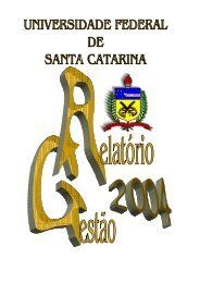 RelatÃ³rio de GestÃ£o - 2004 - PÃ³s-GraduaÃ§Ã£o - UFSC