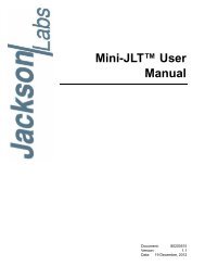 Mini-JLTâ¢ User Manual - Jackson Labs Technologies, Inc.