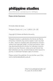 Filipino Artistic Expression - Philippine Studies