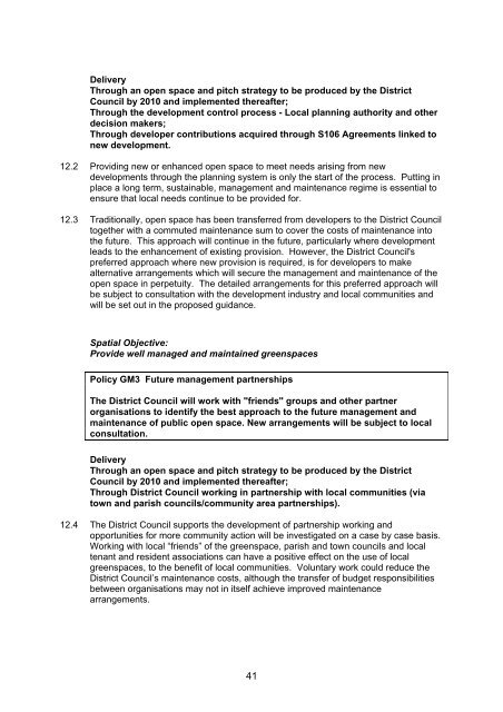 Leisure and Recreation Development Plan ... - Wiltshire Council