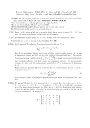 Discrete Mathematics â CMSC-37110-1 Homework 12 â November ...