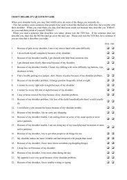 Croft Disability Questionnaire - Q-Comp