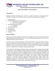 Miniature High Heat Flux Heat Pipes for Cooling of Electronics